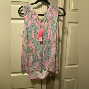NWT XXL Lilly Pulitzer Essie Top Unicorn of the Sea